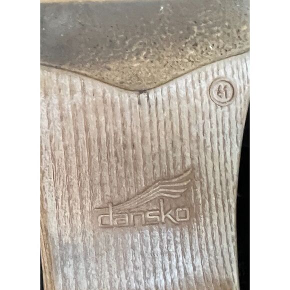 Dansko Black Maria Bootie Clog Ankle Boot Shoes   Women's Size EU 41 US 10.5 - Picture 3 of 7